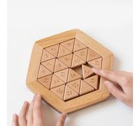 Puzzle scorrevole con numeri esagonali, rompicapo, giocattoli matematici,