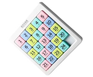 Puzzle scorrevole con numeri, gioco di spinta a mano, allena la tua intelligenza, adatto per casa, formazione, libero