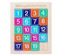 Puzzle Scorrevole in Blocchi di Legno, Gioco di Puzzle Diapositive Digitali | Gioco di Puzzle in Legno per,Gioco di Puzzle di Numeri di Progettazione di Personaggi Storici Cinesi per ragazzi e