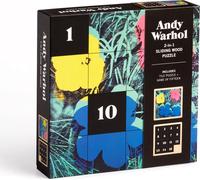Andy Warhol Flowers 2-in-1 Sliding Wood Puzzle