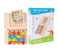 Puzzle Scorrevole Per Bambini | Giocattoli Educativi Per Gioco Da Tavolo Di Battaglia Per Giocatore Singolo - Abbinamento Colori E Forme Del Puzzle Scorrevole | per Uso Domestico, Bambini, Scuola Mate
