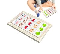 Puzzle Scorrevole Per Bambini,Giocattolo In Legno Con Rompicapo A Tema Animale | Gioco Da Tavolo Educativo Con Puzzle - Per Viaggio In Aereo E Regalini Per Bambini Ragazzo E Ragazza