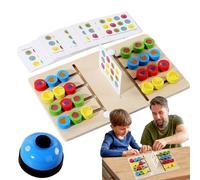 Puzzle Scorrevole per Bambini,Gioco da Tavolo Divertente e Colorato per Battaglia a Due Giocatori,Gioco Interattivo di Abbinamento Colori - per Casa, Scuola, Viaggi, Compleanni, Ragazzi, Adulti e Fami
