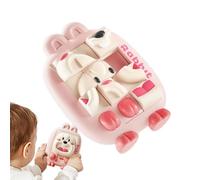 Puzzle scorrevole, puzzle scorrevole per bambini, gioco di puzzle a forma di cartoni animati, giocattolo da viaggio portatile, giochi palmari educativi per bambini e ragazzi