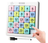 Puzzle Scorrevoli per Adulti, Giocattolo Educativo per Formazione, Puzzle Numerico Scorrevole 6x6 per Ragionamento Logico, Allenamento, Test Cervello, Aula, Asilo