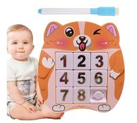 Puzzle scorrevoli per bambini, Puzzle scorrevoli | Gioco digitale da tavolo Giocattolo matematico per l'apprendimento in età prescolare - Puzzle colorati e sicuri, rompicapo, sfide con diapositive num