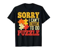 Puzzle - Scusa Non Posso Devo Fare Puzzle Maglietta