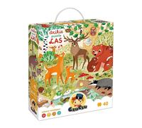 Puzzle selvaggio. Foresta 3+. Gioco da tavolo. CzuCzu