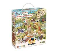 Puzzle selvaggio. Parchi nazionali 6+. Gioco da tavolo. CzuCzu