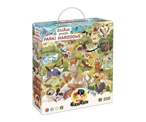 Puzzle selvaggio. Parchi nazionali 6+. Gioco da tavolo. CzuCzu