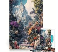 Puzzle "Sentiero di pietra verso la cima della montagna" per ragazzi, 1000 pezzi, rompicapo rilassante, divertente, artistico, da assemblare, un regalo adorabile 38x26cm
