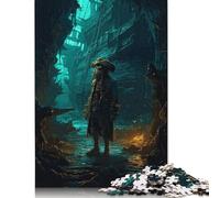 Puzzle senza tempo dei pirati da 520 pezzi per adolescenti, regali per adulti, puzzle in legno, puzzle per famiglie, puzzle divertenti da 520 pezzi (52x38 cm)