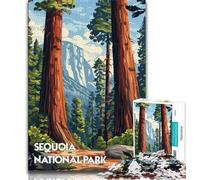 Puzzle Sequoia Splendor da 1000 pezzi per adulti e adolescenti, per gioco educativo, giocattolo, decorazione unica per la casa e regali, 38x26cm
