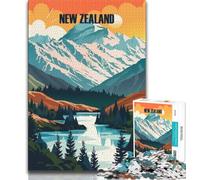 Puzzle Serene New Zealand per adolescenti, 1000 pezzi, giochi educativi, decorazione per la casa, adatti per la decorazione del desktop, 38x26cm