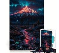 Puzzle "Sereno Ruscello di Montagna" per Adolescenti, 1000 Pezzi, Gioco per Esercizi Mentali, Design Rilassante, Assemblaggio, Sorpresa di Natale (38x52cm)