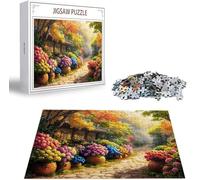 Puzzle Serra Puzzle 1000 Pezzi Jigsaw Adulti DIY Classici Gioco, Puzzles a Forma di Cabina, Giochi Rilassamento e Intelligence per Ragazzi da 14 Anni 75 x 50 cm/1000 pcs con Scatola Regalo B-443