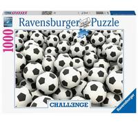 Ravensburger - Puzzle Sfida: palloni da calcio - 1000 Pezzi