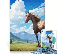 Puzzle "Sguardo al tramonto" da 1000 pezzi per adulti, regalo, gioco di logica fine, svago delicato, bordi puliti, regalo delizioso 50x75cm
