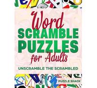 Puzzle Shack Word Scramble Puzzles for Adults (Tascabile)