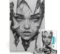 Puzzle Shattered Splendor da 1000 pezzi per adolescenti, gioco di logica, antistress, taglio preciso, regalo artistico 38x26cm