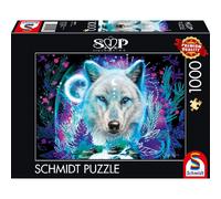 Puzzle Sheena Pike - Lupo artico neon - 1000 pz - Schmidt 58515