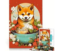 Puzzle Shiba Ramen Ruby per adolescenti, 1000 pezzi, gioco di logica mentale, antistress, taglio preciso, regalo di Babbo Natale 38x52cm