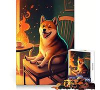 Puzzle "Shiba sta bene adesso" per adolescenti, 1000 pezzi, gioco di logica e antistress, taglio preciso, regalo di Babbo Natale 50x75cm