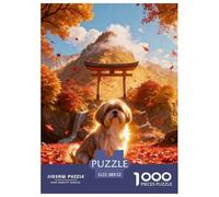 Puzzle Shih Tzu 1000 Pezzi Per Adulti E Ragazzi, Puzzles Con Mountain Path, Gioco Educativo, Regalo Per Adulti E Ragazzi 52x38cm/1000pcs