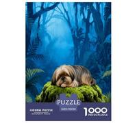 Puzzle Shih Tzu 1000 Pezzi Per Bambini E Adulti, Puzzles Con Rainforest Moss, Gioco Educativo, Regalo Per Adulti E Ragazzi 70x50cm/1000pcs