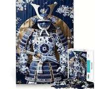 Puzzle Shogun in porcellana da 1000 pezzi per adolescenti, gioco di logica mentale, evasione rilassante, opera d'arte dai bordi sottili da collezione (38x26cm)