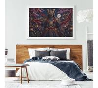 Puzzle Shogun Samurai Giapponese 1000 Pezzi, Regalo per Fan Dark Art