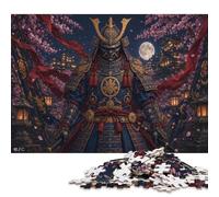 Puzzle Shogun Samurai Giapponese in Legno 300 Pezzi, Regalo Dark Art