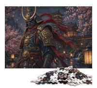 Puzzle Shogun Samurai Giapponese in Legno 500 Pezzi, Regalo Dark Art