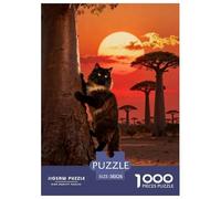 Puzzle Siberian Forest Cat 1000 Pezzi Per Adulti E Ragazzi, Puzzle Con Baobab Tree, Giocattolo Educativo, Regalo Per Adulti E Ragazzi 38x26cm/1000pcs