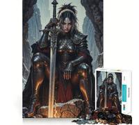 Puzzle Silent Knight da 1000 pezzi per ragazzi, gioco che stimola la logica e favorisce il gioco rilassante, con bordi di alta qualità e grafica da collezione 38x52cm