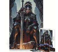 Puzzle Silent Knight per ragazzi, 1000 pezzi, gioco per allenare la mente, attività per la casa, taglio di precisione, decorazione murale 38x26cm