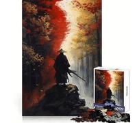Puzzle Silent Ronin da 1000 pezzi per adolescenti migliora la memoria, rilassante e divertente, con bordi affilati, 50x75cm