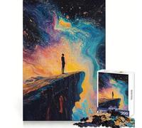 Puzzle Silhouette at The Edge da 1000 pezzi per adulti, gioco di logica e antistress, taglio preciso, regalo perfetto 38x52cm