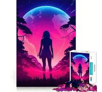 Puzzle Silhouette dell'Infinito da 1000 pezzi per adolescenti, gioco che stimola la logica e favorisce il gioco rilassante, pezzo da collezione di alta qualità 50x75cm