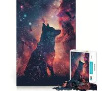 Puzzle Silhouette Galaxy da 1000 pezzi per adulti, gioco di logica e rompicapo antistress, taglio preciso, 38x52cm