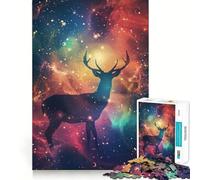 Puzzle Silhouette Galaxy da 1000 pezzi per adulti, gioco di logica e rompicapo antistress, taglio preciso, 50x75cm