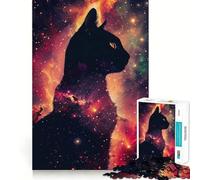Puzzle Silhouette Galaxy da 1000 pezzi per adulti, gioco di logica, ideale per il tempo libero a casa, con tagli precisi e un regalo speciale 38x26cm