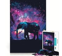 Puzzle Silhouette Galaxy da 1000 pezzi per adulti, gioco di logica, ideale per il tempo libero a casa, con tagli precisi e un regalo speciale 38x52cm