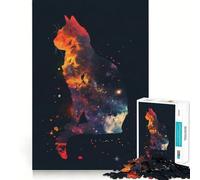 Puzzle Silhouette Galaxy da 1000 pezzi per adulti, ideale come regalo, gioco di abilità e antistress, con taglio preciso, perfetto per la lista dei desideri di Babbo Natale 38x26cm