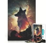 Puzzle Silhouette Galaxy da 1000 pezzi per adulti, regalo, gioco per allenare la mente, rilassante, artistico, da assemblare, regalo memorabile 50x75cm