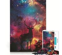 Puzzle Silhouette Galaxy da 1000 pezzi per ragazzi, gioco di logica semplice, svago, taglio perfetto, regalo di compleanno 38x26cm