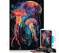 Puzzle Silhouette Galaxy per ragazzi, 1000 pezzi, gioco di logica, divertimento al chiuso, bordi precisi, pezzo da collezione 50x75cm