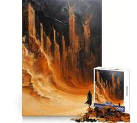 Puzzle Silhouette in una città deserta per adulti, 1000 pezzi, gioco per allenare la mente, divertente da costruire insieme, taglio di precisione, 50x75cm