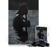 Puzzle Silhouette of Sorrow da 1000 pezzi per adolescenti, ideale per ricordare, migliorare, rilassare la mente, un'opera d'arte ben definita 50x75cm