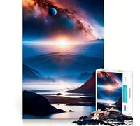 Puzzle "Sinfonia Planetaria Alpina" da 1000 pezzi gioco di logica,pensiero creativo,taglio preciso,precisione,momento di relax,esercizio mentale a casa (38x26cm)